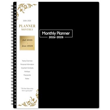 Coboll 20262028 Monthly Planner Monthly Planner from July 2026 to June 2028 20262028 Planners 85 x 11 24 Tabs Inner Pocket