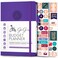 GoGirl Budget Planner Monthly Financial Planner Organizer Budget Book Expense Tracker Notebook Journal to Control Money Compact Purple