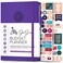 GoGirl Budget Planner Monthly Financial Planner Organizer Budget Book Expense Tracker Notebook Journal to Control Money Compact Purple
