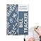 Notewells Bill Payment Tracker Notebook with Spiral Binding and Back Pocket for Financial Tracking Home Finance Monthly Bill Payment Organizer Blue Blossom