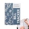 Notewells Bill Payment Tracker Notebook with Spiral Binding and Back Pocket for Financial Tracking Home Finance Monthly Bill Payment Organizer Blue Blossom