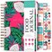 PLANBERRY Food Journal Premium Nutrition Planner Diet Calorie Tracker Meal Exercise Diary Weight Loss Journal Dragon Fruit