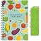 Global Printed Products 6 x 85 Daily Food Diary Nutrition Planner Health Journal Meal Planner Clipin Bookmark Sturdy Binding Thick Pages Laminated Protective Cover Fruit