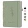 Taja Undated Weekly Planner Weekly To Do List Notebook with Goal Habit Tracker Organizer A5 Weekly Planner Notebook with Spiral Binding 61 x 82 Green