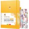 Clever Fox Planner PRO 2nd Edition Undated Weekly Agenda Planner for Setting Goals Tasks Time Management Life Organizer with Todo Lists Habit Trackers Large 85x11 Amber Yellow