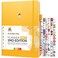 Clever Fox Planner PRO 2nd Edition Undated Weekly Agenda Planner for Setting Goals Tasks Time Management Life Organizer with Todo Lists Habit Trackers Large 85x11 Amber Yellow