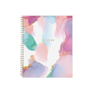 Blue Sky Ashley G for 20232024 Academic Year Weekly and Monthly Planner 85 x 11 Flexible Cover Wirebound Multi Color Smoke 133681A24