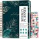 PLANBERRY Large Weekly Planner Premium Undated Life Budget Planner Organizer Productivity Journal 8x104 Green Pastures