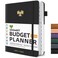 Soomeet Budget Planner with Monthly Tabs 7 x 10 Hardcover Budget Book Monthly Bill Organizer with Pockets Undated Finance Planner with Expense Tracker Notebook to Take Control Your Money Black