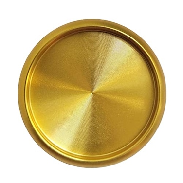 Fromthenon 11PCS Premium 125 Inch Aluminum Discs for Discbound Notebook and Planner Golden