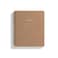 IPPINKA Minimalist Planner Undated Monthly and Weekly Pages Letterpressed Kraft Cover
