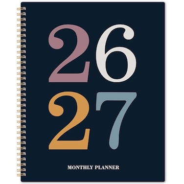 Attitill 20262027 Monthly Planner 20262027 Planner from July 2026 Deccember 2027 Monthly Planners 85x11 18 Months with Tabs Large Daily Blocks Double Inner Pocket