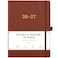 Vondafe 20262027 Planner Weekly and Monthly Planner 20262027 Jul 2026 Jun 2027 9 x 11 2627 Calendar Planner with Inner Pocket Elastic Closure Pen Loop Bookmarks Leather Hardcover Brown