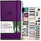 Clever Fox Pocket Planner Weekly Undated Monthly Goal Planner and Calendar Mini Planner Perfect for Purse 37x67 Purple
