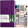 Clever Fox Pocket Planner Weekly Undated Monthly Goal Planner and Calendar Mini Planner Perfect for Purse 37x67 Purple