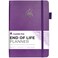 Clever Fox End of Life Planner Final Arrangements Organizer for Beneficiary Will Preparation Last Wishes Funeral Planning A5 Purple
