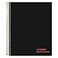 TOPS Products Journal Notetaking Planner Wirebound Ruled 812x634 Black TOP63827 White