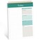 GOLDPEI To Do List Notepad Daily Planner Notepad Undated 52 Sheets Tear Off 65 x 98 Checklist Productivity Organizer with Hourly Schedule for Tasks