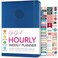 GoGirl Weekly Schedule Planner Hourly Work Life Planner with Time Slots Vertical Agenda Organizer for Daily Productivity A5 Mystic Blue