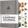 Clever Fox Camping Journal Camper Log Book RV Trip Planner Outdoor Camp Journal Adventure Travel Notebook for 12 Trips A5 Gray