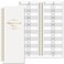 Indeme Undated Salon Appointment Book 15 Minute Intervals Day Planner 45 x 115 Daily Hourly Schedule 2 Column 200 Pages Strong TwinWire Binding Hardcover SPA Organizer