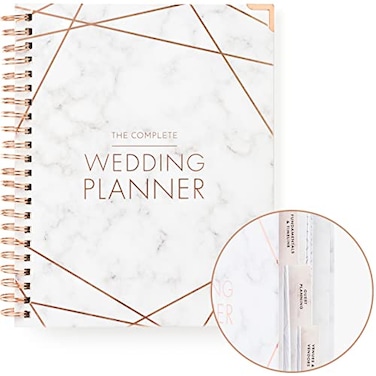 Your Perfect Day Wedding Planner Book and Organizer Wedding Planner Book Bridal Planning Binder with Countdown Calendar Bride Gifts Bridal Stuff Notebook Journal MARBLED