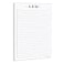 321Done ToDo Checklist Notepad 50 Sheets Thick Paper Half Size 55x85 College Ruled Planning Note Pad for Shopping List Tasks Planning for Home Office Made in USA