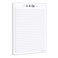 321Done ToDo Checklist Notepad 50 Sheets Thick Paper Half Size 55x85 College Ruled Planning Note Pad for Shopping List Tasks Planning for Home Office Made in USA