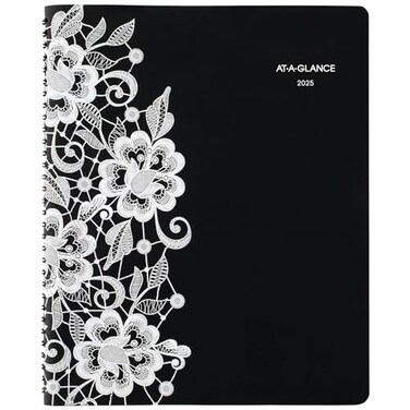 AT-A-GLANCE ATAGLANCE 2025 Appointment Book Planner Weekly Monthly 812 x 11 Large Hourly Lacey 54190525