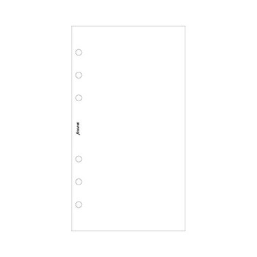 Filofax Plain White Notepaper B132451