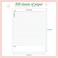 Spakon 300 Sheets Daily to Do List Notepad Notebook Library Card to Do Planner Checklist Memo Writing Pad Schedule Reminder Office Homework Planner for Task 6 x 8ClassicWhite