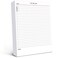 Spakon 300 Sheets Daily to Do List Notepad Notebook Library Card to Do Planner Checklist Memo Writing Pad Schedule Reminder Office Homework Planner for Task 6 x 8ClassicWhite