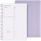 Asten Daily Planner Notebook Undated To Do List with Hourly Schedules Spiral Binding Appointment Planner for Men Women ADHDFriendly Purple 83 x 58