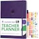 Clever Fox Teacher Planner School Year Planner with Calendars Lesson Plans Book for Classroom Homeschool Organization A4 Purple