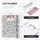 Ospelelf Undated Spiral Planner 12 Months Daily Weekly and Monthly Academic Planner with Clip 85 x 11
