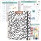 Ospelelf Undated Spiral Planner 12 Months Daily Weekly and Monthly Academic Planner with Clip 85 x 11