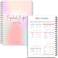 Templatables Paycheck Budget Planner Undated Financial Organizer for Weekly BiWeekly and Monthly Budgeting and Expense Tracking A5 Rainbow