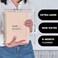jayren Undated Daily Monthly Planner 20262027 Hourly Schedule Large 85 x 11 Daily Work Planner with Full Page Per Day To Do List Time Blocking Beige Hardcover Spiral Notebook