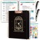 Ospelelf Spiral Bound Undated Planner Daily Weekly Monthly Student Planner 2026 Black Hourly Work Planner Hardcover 85 x 11