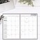 AT-A-GLANCE ATAGLANCE Planner 20252026 Academic Monthly 8 x 12 Large Flexible Cover DayMinder Black AY200