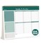 ALKALO 104 Pgs Weekly To Do List Notepad 52 DuplexPrinted Undated Sheets 100 GSM8511 Weekly Desk Planner For Work Home School Office Desk Accessories Supplies Goal Setting Tasks Green