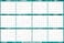 Swiftmaps SwiftGlimpse 2026 Wall Calendar 24 x 36 Designer Series Large Erasable Yearly Wall Planner Cool Water