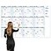BooQool Large Dry Erase Calendar for Wall Yearly Wall Calendar Dry Erase 37 x 579 12Month Undated Blank Calendar Planner Reusable Laminated Task Organizer with Note Great for Office Classroom Home