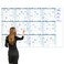 BooQool Large Dry Erase Calendar for Wall Yearly Wall Calendar Dry Erase 37 x 579 12Month Undated Blank Calendar Planner Reusable Laminated Task Organizer with Note Great for Office Classroom Home