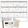 Clever Clean Large Dry Erase Wall Calendar 48x60 2026 Undated Yearly Wall Calendar for Home Office School Projects Jumbo Erasable and Reusable Laminated Yearly Planning Board