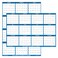 Swiftmaps 24 x 36 SwiftGlimpse 2026 Wall Calendar Erasable Large Wet Dry Erase Laminated 12 Month Annual Yearly Wall Planner Reversible HorizontalVertical Navy