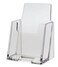 SOURCE ONE Premium Vertical Clear Business Card Holder Slant Back