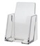 SOURCE ONE Premium Vertical Clear Business Card Holder Slant Back