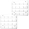 Lincia 2 Pieces Acrylic Business Card Holder Wall Mount Clear Sticker Display Rack Multiple Clear Acrylic Card Organizer Sticker Display Stand Pre Drilled Cards Storage4030cm16 Pockets Horizontal