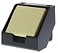 Bostitch Office Sticky Note Holder Business Card Stand Includes Pen Holders Gray